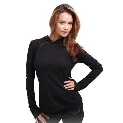 Schampa Women's Old School Hoodie Long Sleeve Thermal Shirt #147848-P