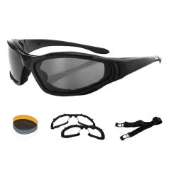 Bobster Raptor II Convertible Sunglasses Black #BRA201