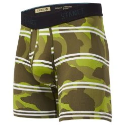 Stance The Wholester Combed Cotton Boxer Briefs 28"-30" Abrams #M904B22ABR-GRN-S