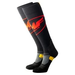 FMF Staple Riding Socks Size 10-13 Black #SP22194909-BLK-OSFM