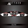Attack Graphics Elite Number Plate Backgrounds #HON_F_46_ELITE