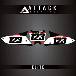 Attack Graphics Elite Number Plate Backgrounds #HON_F_46_ELITE