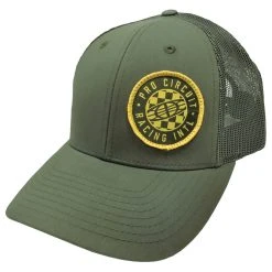 Pro Circuit Checked Global Snapback Hat Olive #6720105