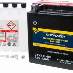FIRE POWER BATTERY CTX14L-BS MAINTENANCE FREE #CTX14L-BS