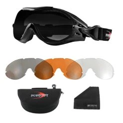 Balboa BPX001 Phoenix OTG Interchangeable Goggle-3 Lenses #BPX001