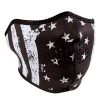 Balboa WNFM091H Half Mask-Neoprene-Black & White Flag #WNFM091H