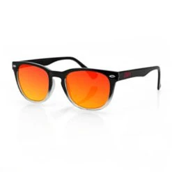 Balboa EZNV03 Nvs Sunglass-Blk Gradient-Smoked Crimson Mirror #EZNV03