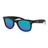 Balboa EZWA01 Winna Sunglass-Matte Blk-Smoked Green Mirror #EZWA01