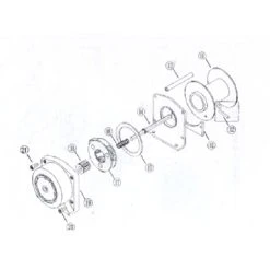 Bronco Products AC-12002M Replacement Tie Rod For 6212002 Winch #AC-12002M