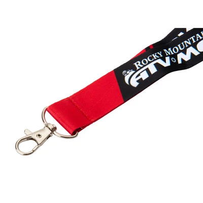 Rocky Mountain ATV/MC Logo Lanyard Black/Red #158-795-0001 - Image 2